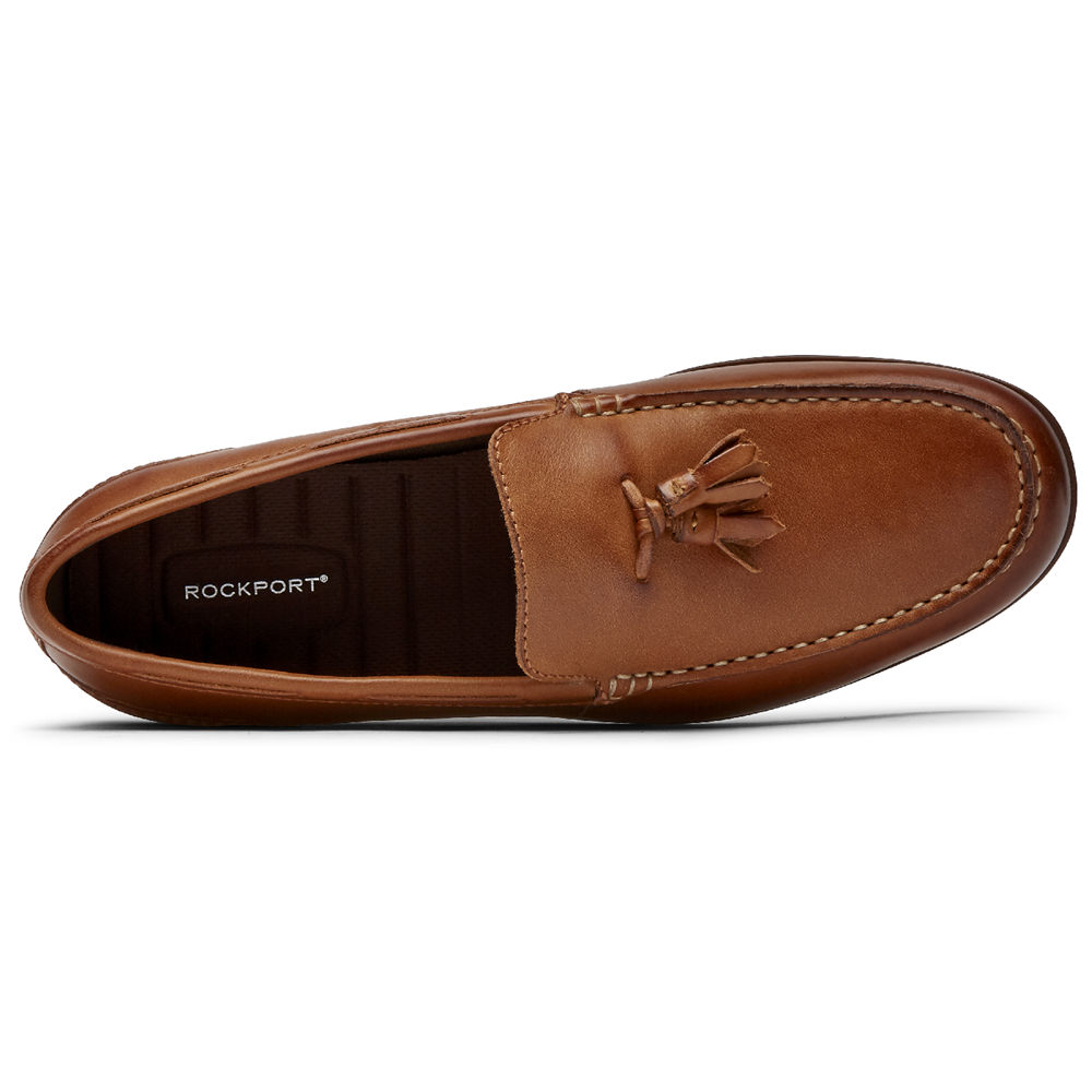 Rockport Loafers For Mens Brown - Malcom Tassel - IH3157294